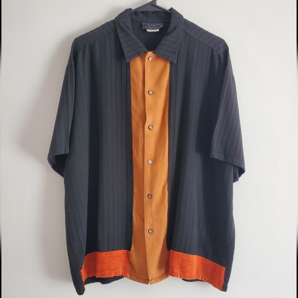 Kweejibo Colorblock Button Down Shirt